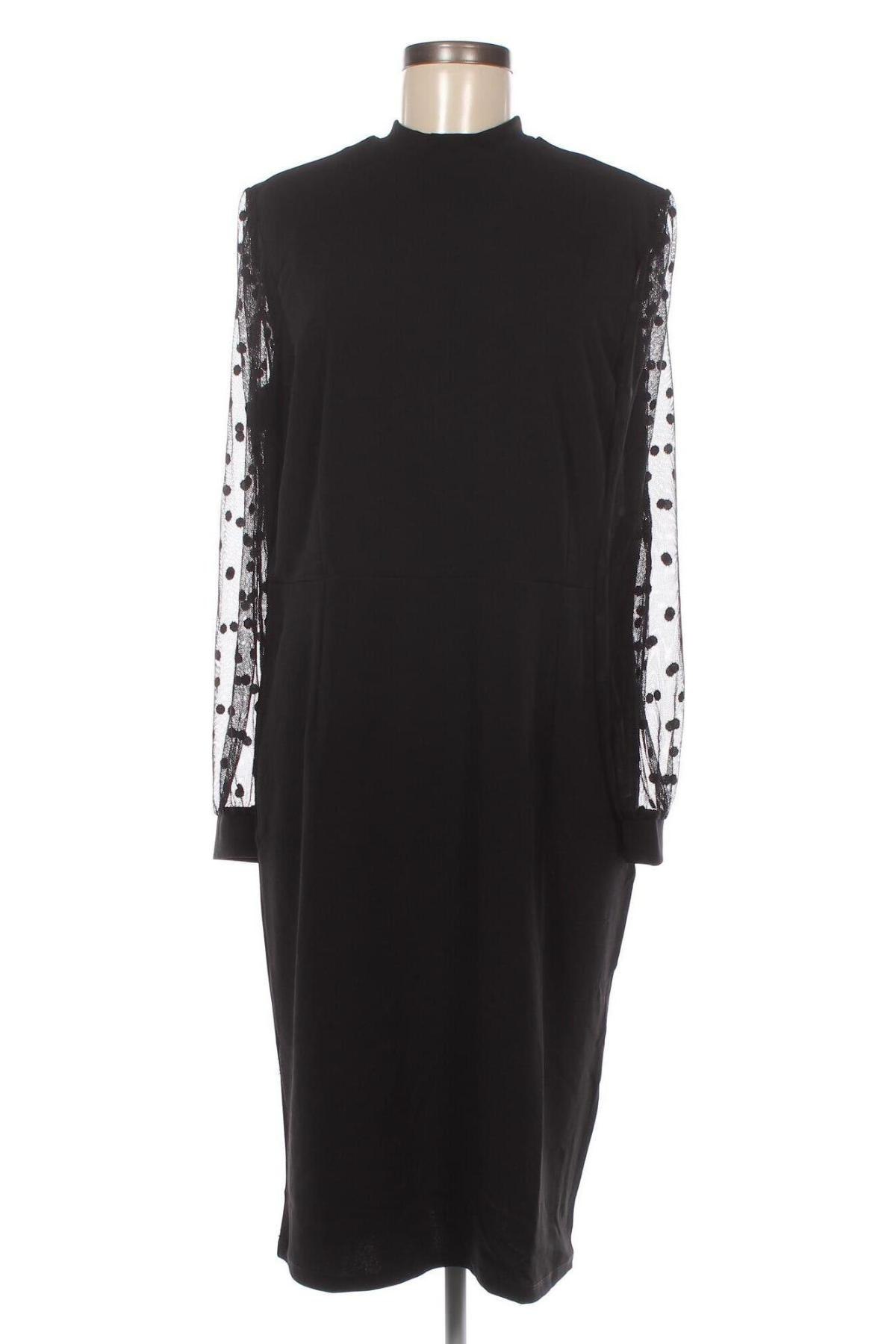 Rochie Anna F., Mărime XXL, Culoare Negru, Preț 244,94 Lei