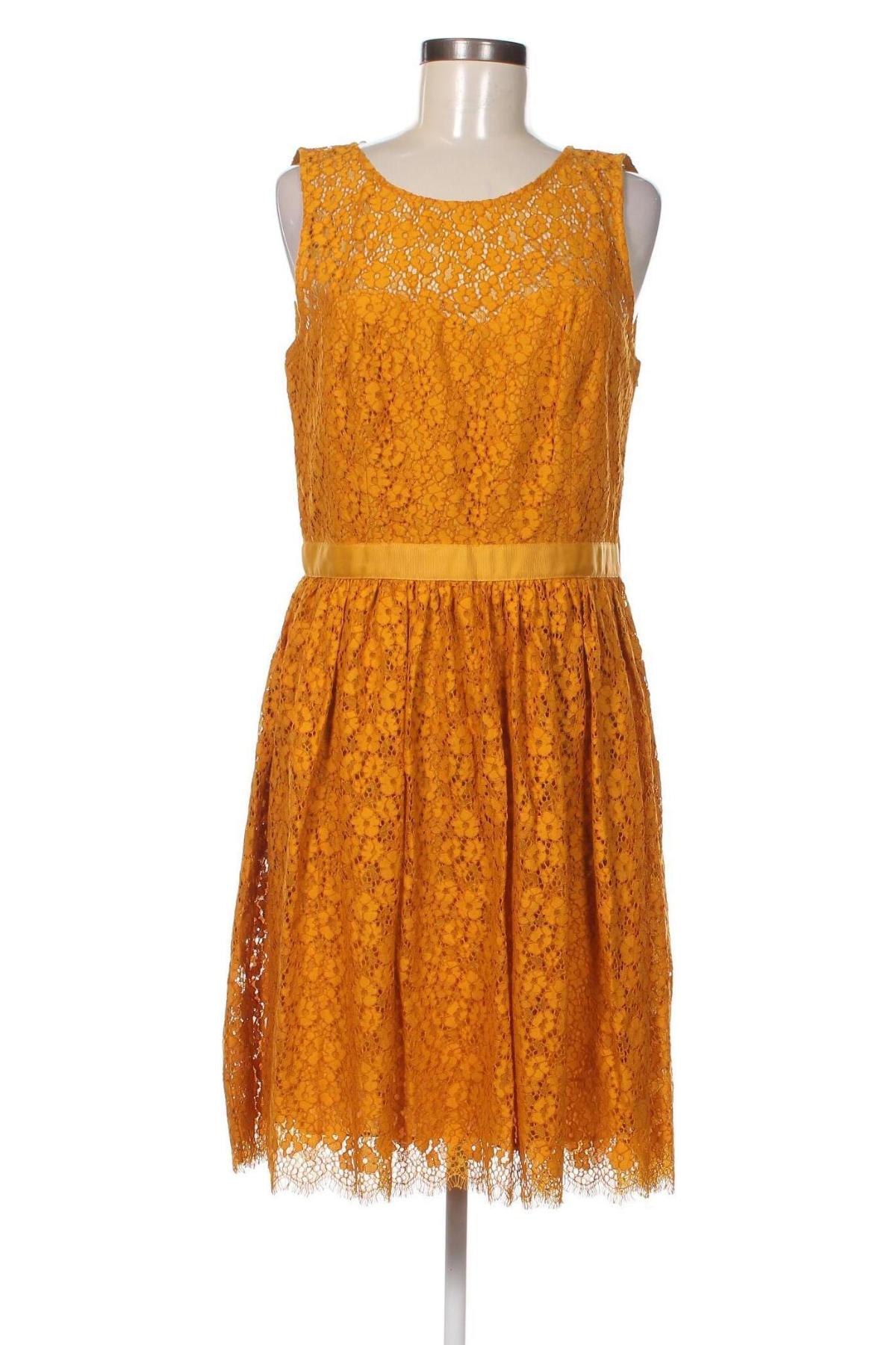 Kleid Naf Naf, Größe L, Farbe Orange, Preis 34,02 €