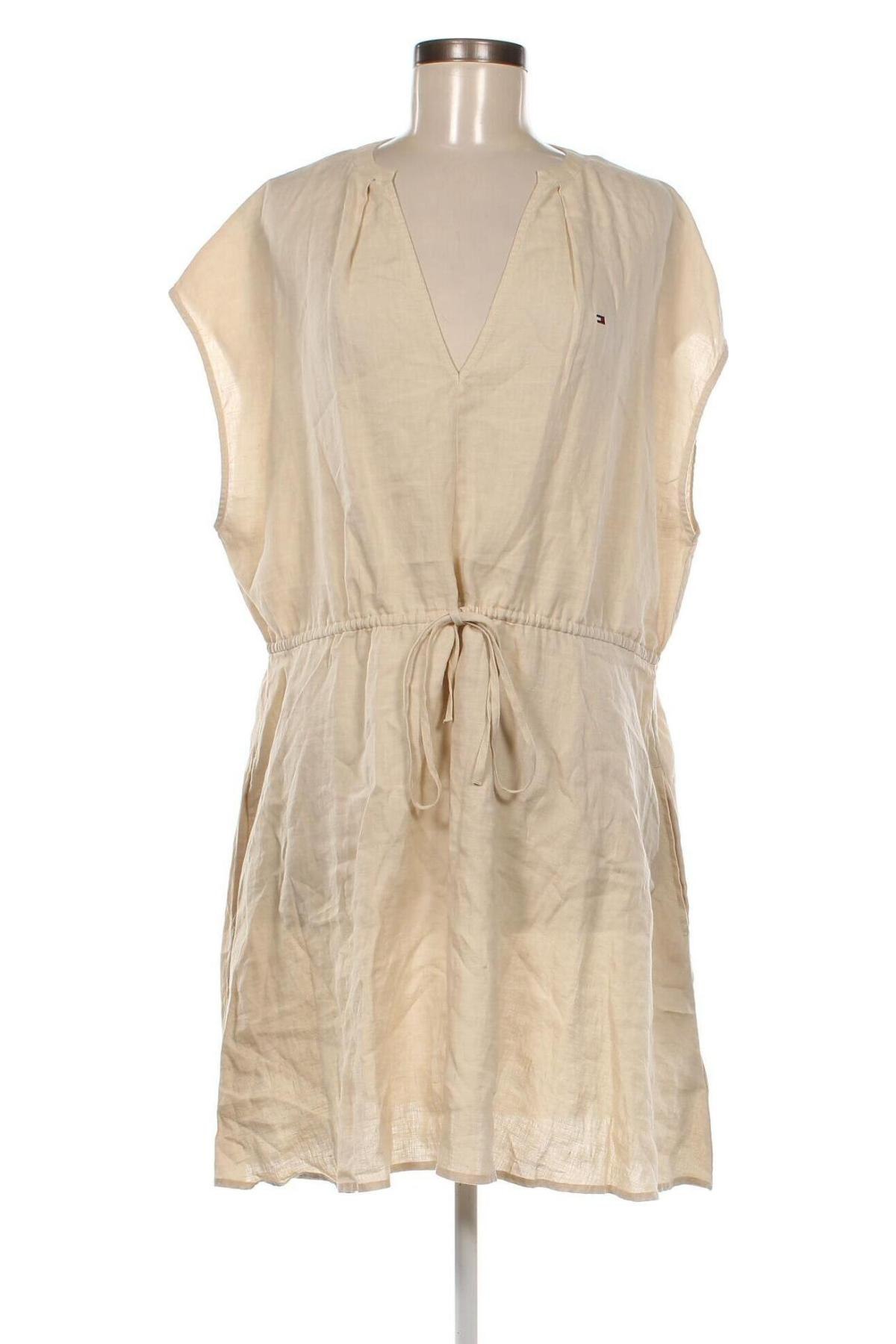 Kleid Tommy Hilfiger, Größe M, Farbe Beige, Preis 76,72 €