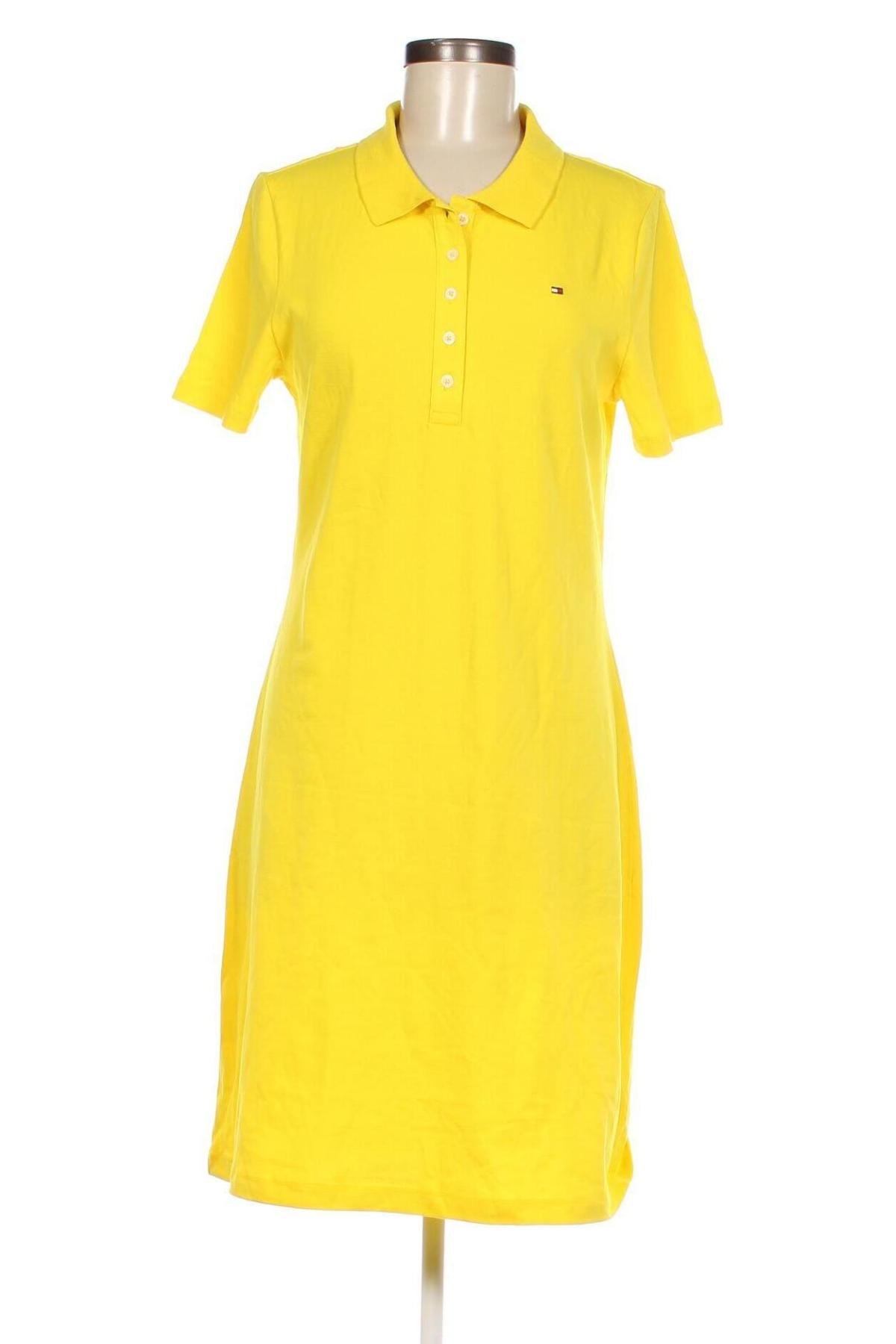 Sukienka Tommy Hilfiger, Rozmiar XL, Kolor Żółty, Cena 690,35 zł