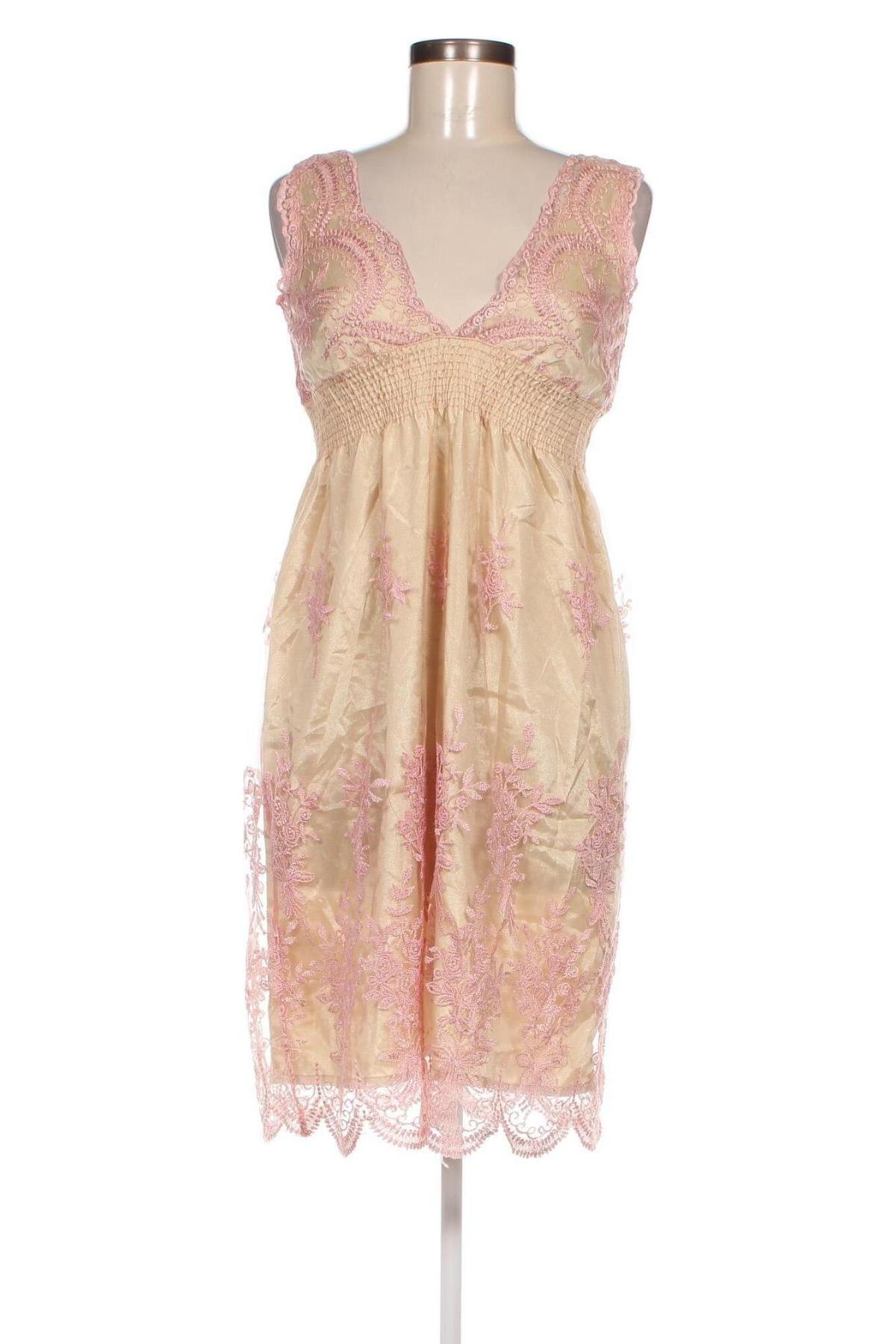 Φόρεμα Traffic People, Μέγεθος S, Χρώμα Χρυσαφί, Τιμή 3,28 €