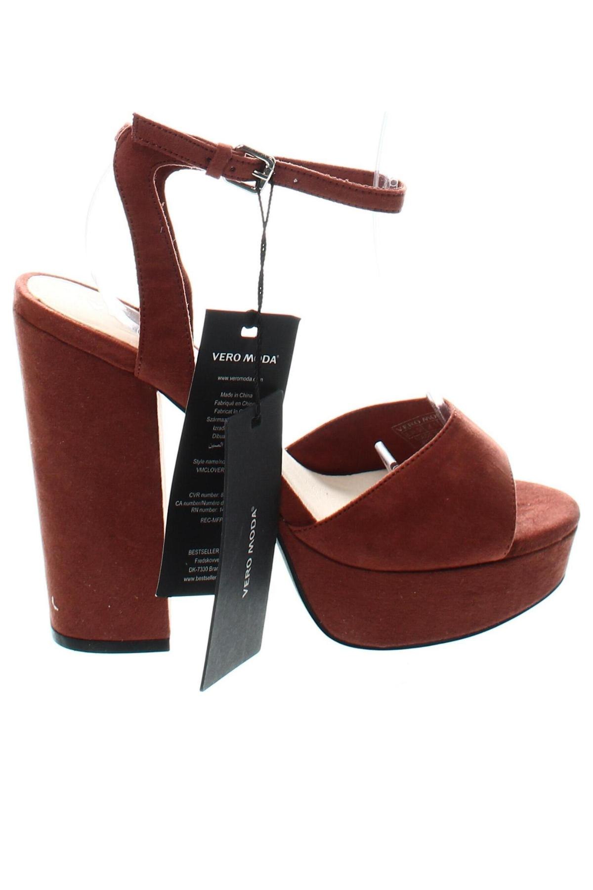 Sandále Vero Moda, Veľkosť 38, Farba Hnedá, Cena  24,78 €