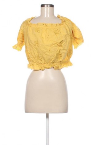 Bluză de femei Gina Tricot, Mărime L, Culoare Galben, Preț 65,99 Lei
