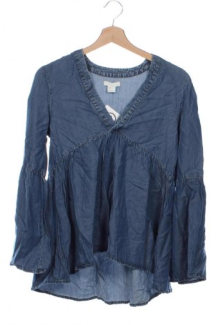 Damen Shirt H&M, Größe XXS, Farbe Blau, Preis 13,99 €