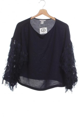 Γυναικεία μπλούζα H&M, Μέγεθος XS, Χρώμα Μπλέ, Τιμή 2,99 €