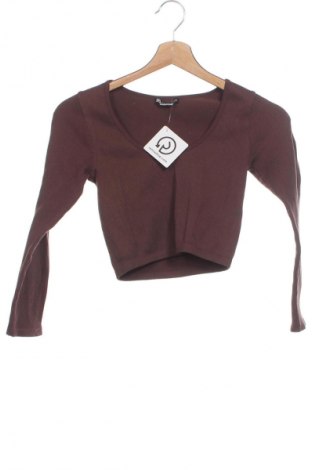 Dámská halenka Zara, Velikost XS, Barva Hnědá, Cena  209,00 Kč