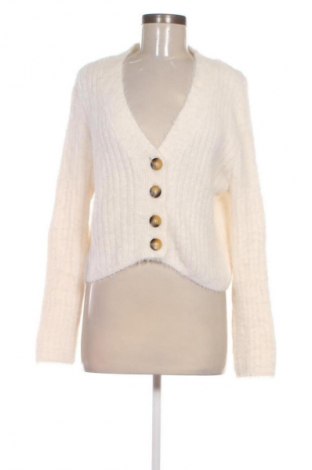 Cardigan de damă Stradivarius, Mărime M, Culoare Alb, Preț 47,99 Lei