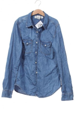 Damenbluse H&M L.O.G.G., Größe XS, Farbe Blau, Preis € 17,99