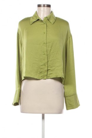 Cămașă de femei Stradivarius, Mărime M, Culoare Verde, Preț 45,99 Lei