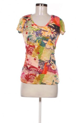 Damen T-Shirt Desigual, Größe S, Farbe Mehrfarbig, Preis 14,00 €