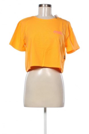 Γυναικείο t-shirt Plein Sport, Μέγεθος L, Χρώμα Πορτοκαλί, Τιμή 12,99 €