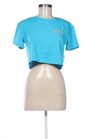 Γυναικείο t-shirt Plein Sport, Μέγεθος S, Χρώμα Μπλέ, Τιμή 12,99 €