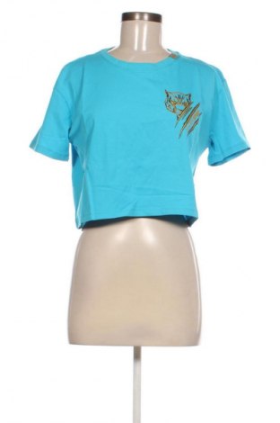 Damski T-shirt Plein Sport, Rozmiar L, Kolor Niebieski, Cena 61,99 zł