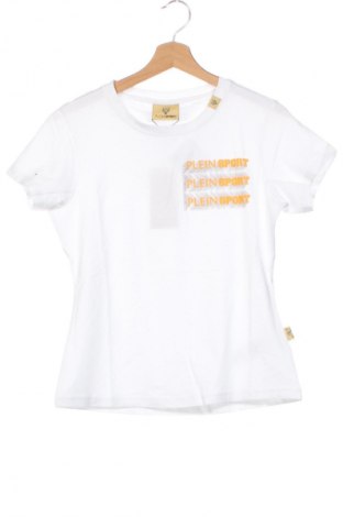 Damski T-shirt Plein Sport, Rozmiar XS, Kolor Biały, Cena 171,99 zł