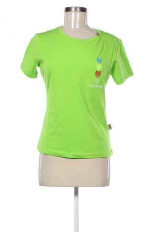 Дамска тениска Plein Sport, Размер M, Цвят Зелен, Цена 37,99 лв.