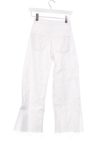 Blugi de femei Bershka, Mărime XXS, Culoare Alb, Preț 73,98 Lei
