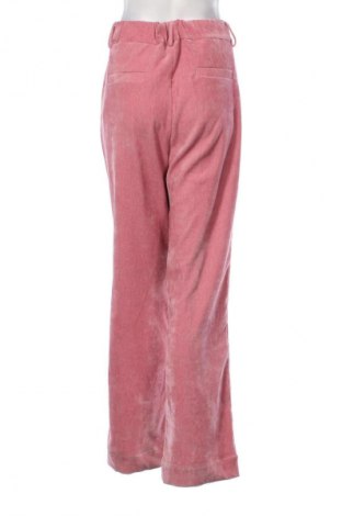 Pantaloni de velvet de femei Poools, Mărime L, Culoare Roz, Preț 156,99 Lei