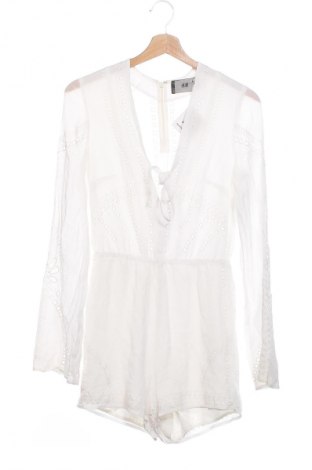 Dámská krátká kombinéza  H&M, Velikost XS, Barva Bílá, Cena  149,00 Kč