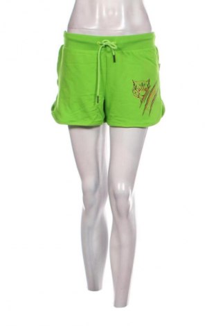 Γυναικείο κοντό παντελόνι Plein Sport, Μέγεθος L, Χρώμα Πράσινο, Τιμή 15,99 €