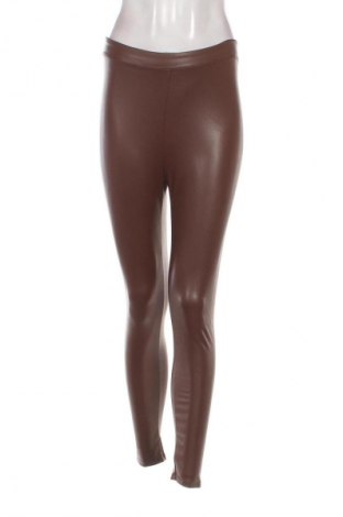 Damskie legginsy Bershka, Rozmiar M, Kolor Brązowy, Cena 62,99 zł