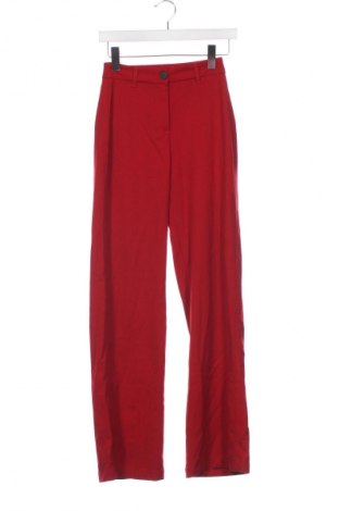 Pantaloni de femei Bershka, Mărime XXS, Culoare Roșu, Preț 94,99 Lei