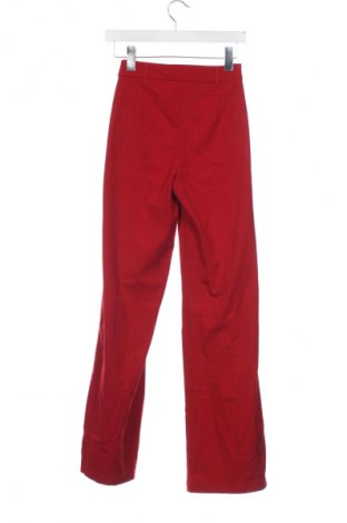 Pantaloni de femei Bershka, Mărime XXS, Culoare Roșu, Preț 94,99 Lei