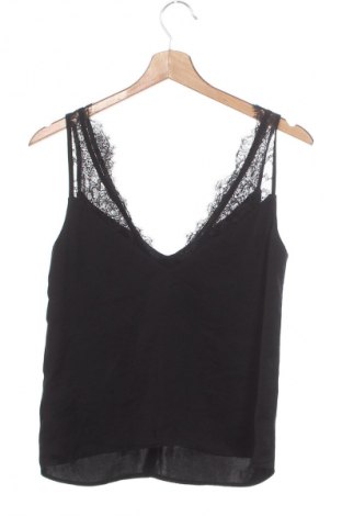 Γυναικείο αμάνικο μπλουζάκι H&M, Μέγεθος XS, Χρώμα Μαύρο, Τιμή 16,52 €