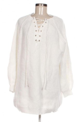 Γυναικείο πουλόβερ Unbranded, Μέγεθος 4XL, Χρώμα Λευκό, Τιμή 9,99 €
