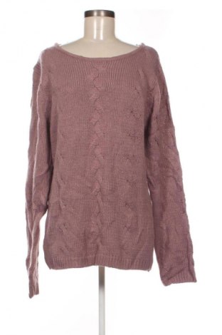 Damski sweter Casual Clothing, Rozmiar XXL, Kolor Popielaty róż, Cena 28,99 zł