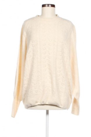 Damenpullover Laura Torelli, Größe L, Farbe Ecru, Preis 14,99 €