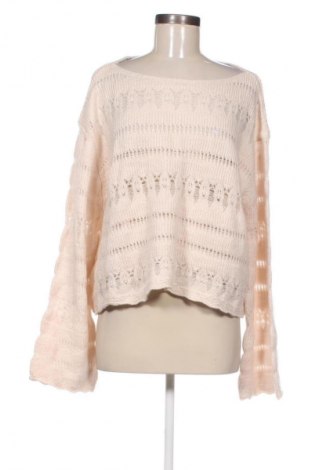 Damenpullover Zara, Größe L, Farbe Ecru, Preis 18,99 €