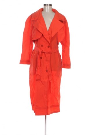 Damen Trenchcoat, Größe L, Farbe Orange, Preis 34,78 €