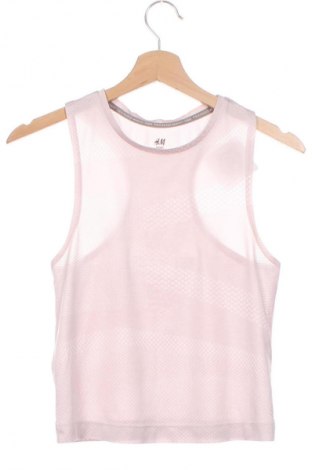 Damski sportowy top H&M, Rozmiar XS, Kolor Popielaty róż, Cena 35,95 zł