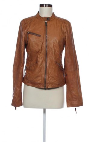 Damen Lederjacke Pull&Bear, Größe L, Farbe Braun, Preis 54,67 €