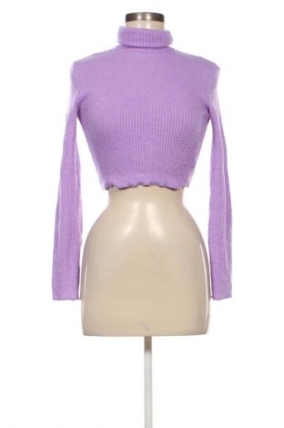 Damen Rollkragen Bershka, Größe S, Farbe Lila, Preis € 3,99