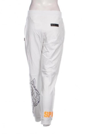 Pantaloni trening de femei Plein Sport, Mărime M, Culoare Alb, Preț 232,99 Lei
