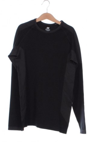 Dziecięca bluzka H&M Sport, Rozmiar 10-11y/ 146-152 cm, Kolor Czarny, Cena 18,99 zł