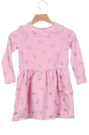 Детска рокля H&M, Размер 2-3y/ 98-104 см, Цвят Розов, Цена 24,99 лв.