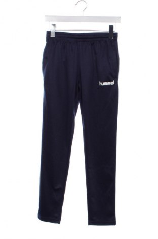 Pantaloni de trening, pentru copii Hummel, Mărime 13-14y/ 164-168 cm, Culoare Albastru, Preț 88,99 Lei