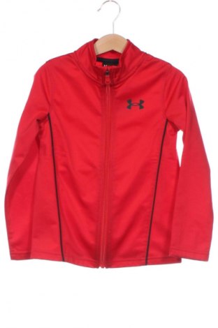 Детско спортно горнище Under Armour, Размер 4-5y/ 110-116 см, Цвят Червен, Цена 34,99 лв.