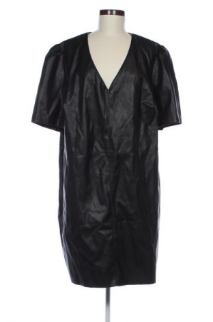 Lederkleid Kiabi, Größe 3XL, Farbe Schwarz, Preis 23,53 €