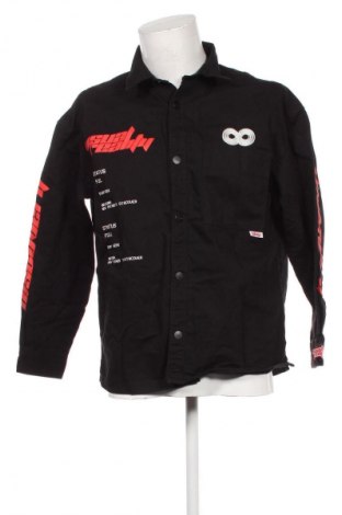 Cămașă de bărbați Bershka, Mărime M, Culoare Negru, Preț 94,99 Lei