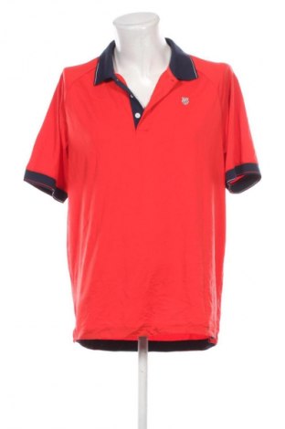 Ανδρικό t-shirt K.Swiss, Μέγεθος XXL, Χρώμα Κόκκινο, Τιμή 12,99 €