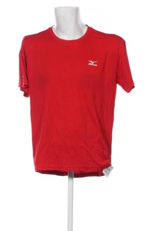 Męski T-shirt Mizuno, Rozmiar XL, Kolor Czerwony, Cena 84,99 zł