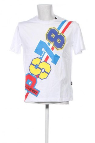 Ανδρικό t-shirt Plein Sport, Μέγεθος M, Χρώμα Λευκό, Τιμή 25,99 €