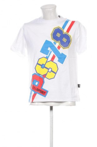 Tricou de bărbați Plein Sport, Mărime M, Culoare Alb, Preț 249,99 Lei