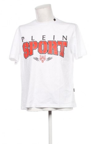 Męski T-shirt Plein Sport, Rozmiar XL, Kolor Biały, Cena 194,99 zł