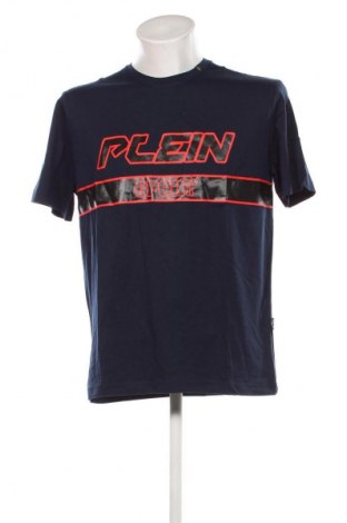 Męski T-shirt Plein Sport, Rozmiar XL, Kolor Niebieski, Cena 251,99 zł