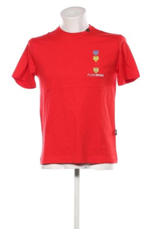 Męski T-shirt Plein Sport, Rozmiar S, Kolor Czerwony, Cena 146,99 zł