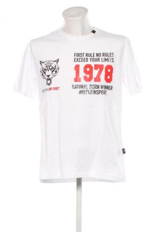 Ανδρικό t-shirt Plein Sport, Μέγεθος XL, Χρώμα Λευκό, Τιμή 37,99 €